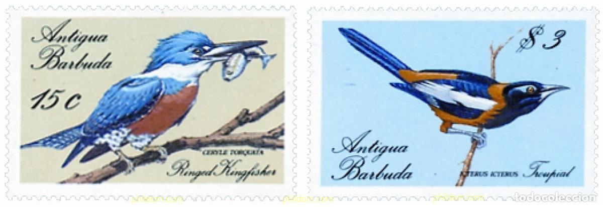 Sellos: 364535 MNH ANTIGUA Y BARBUDA 1988 AVES