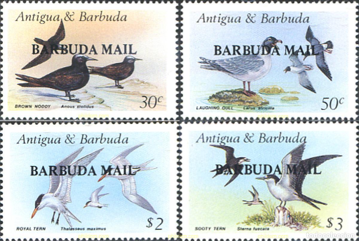 Sellos: 33271 MNH BARBUDA 1987 AVES MARINAS
