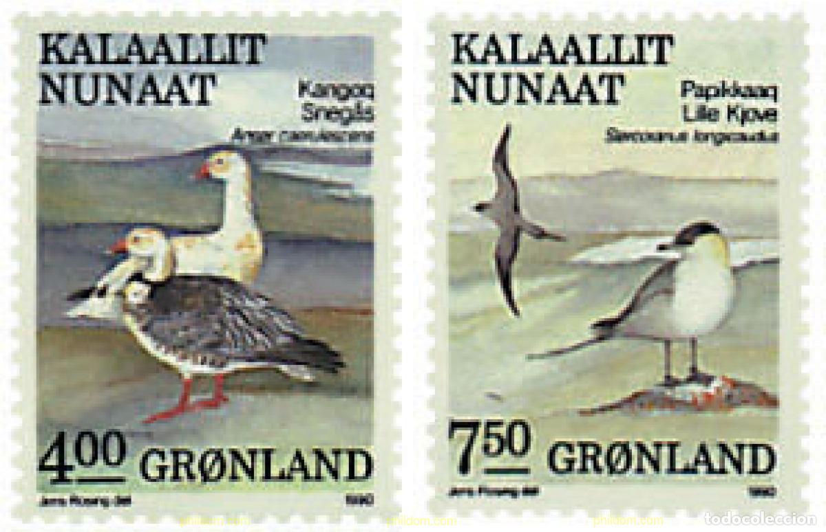 Sellos: 97003 MNH GROENLANDIA 1990 FAUNA DE GROENLANDIA