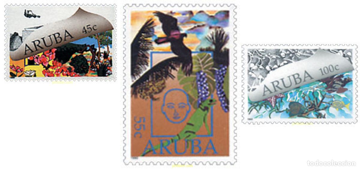 Sellos: 79805 MNH ARUBA 1990 PROTECCION DEL MEDIO AMBIENTE