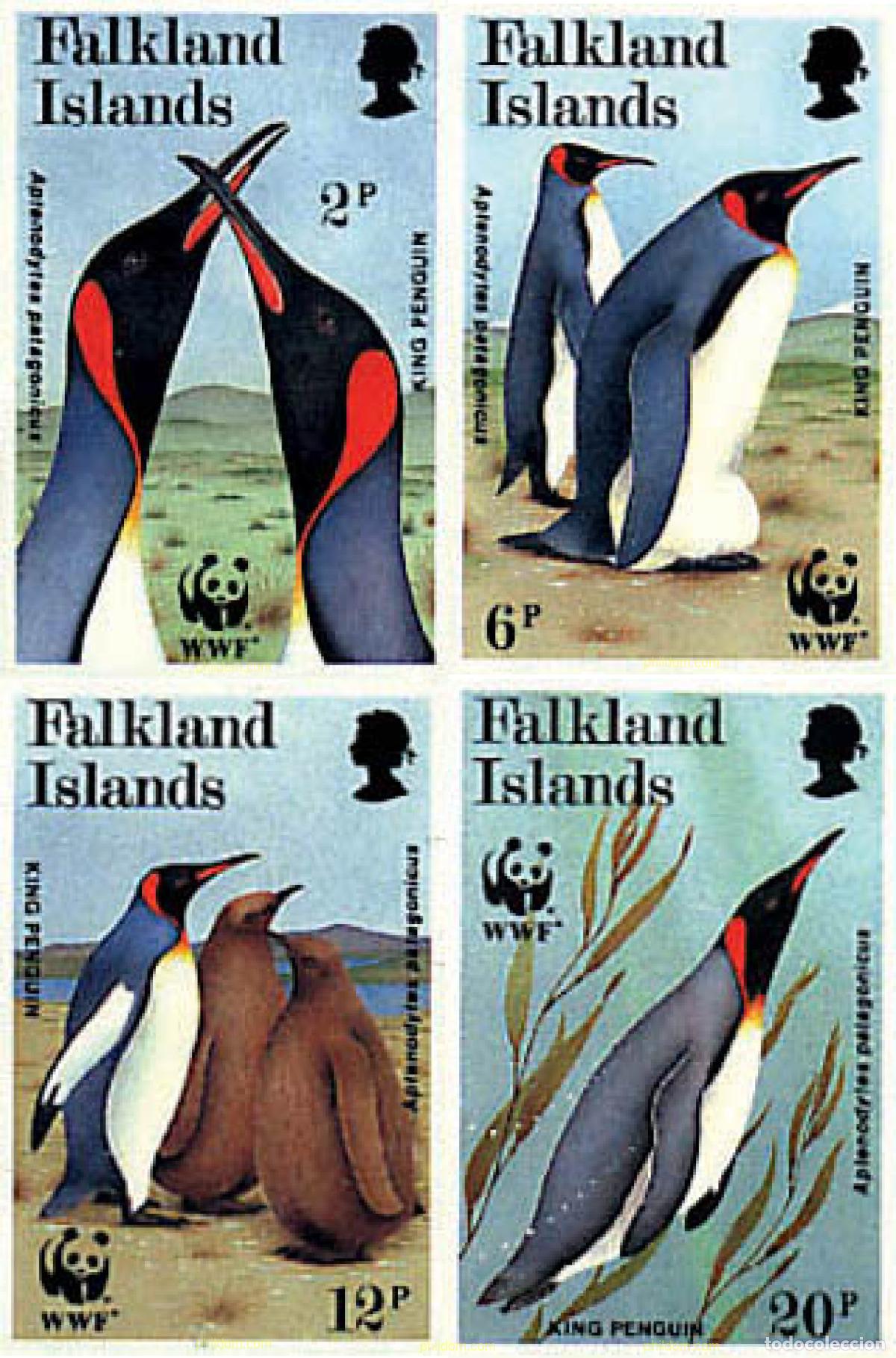 Sellos: 74184 MNH FALKLAND 1991 PINGUINO REY