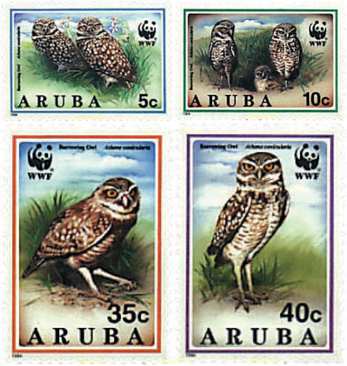 Sellos: 74942 MNH ARUBA 1994 LECHUZA MINERA