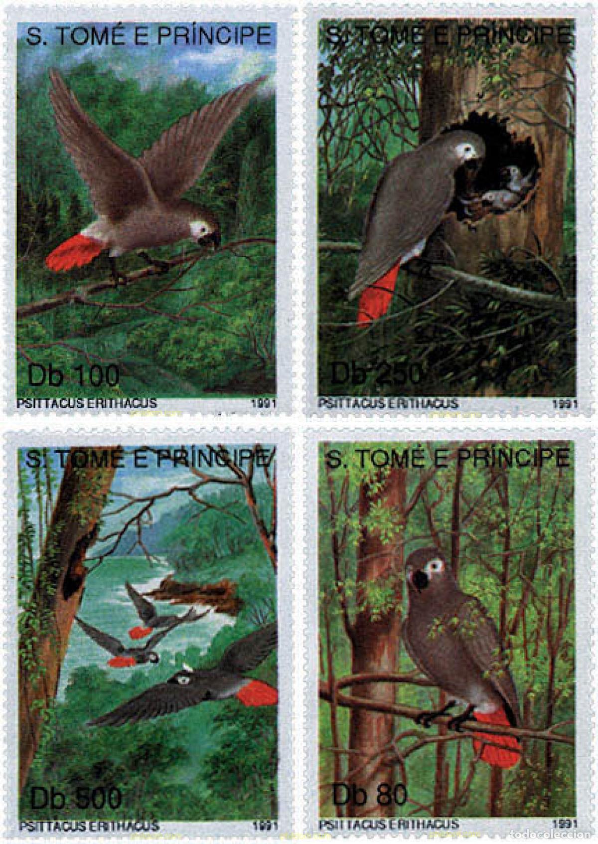 Sellos: 242607 MNH SANTO TOME Y PRINCIPE 1991 FAUNA