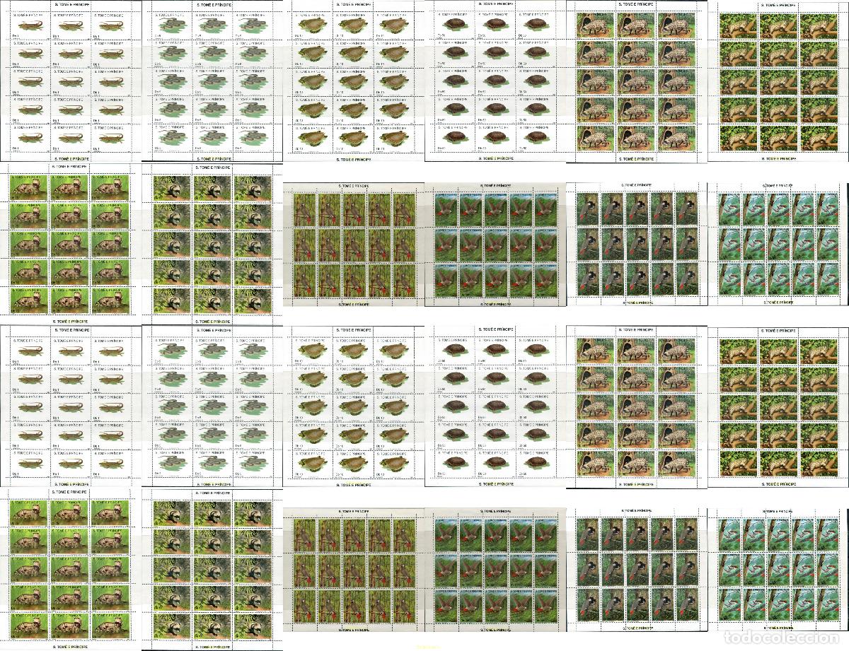 Sellos: 301415 MNH SANTO TOME Y PRINCIPE 1991 FAUNA