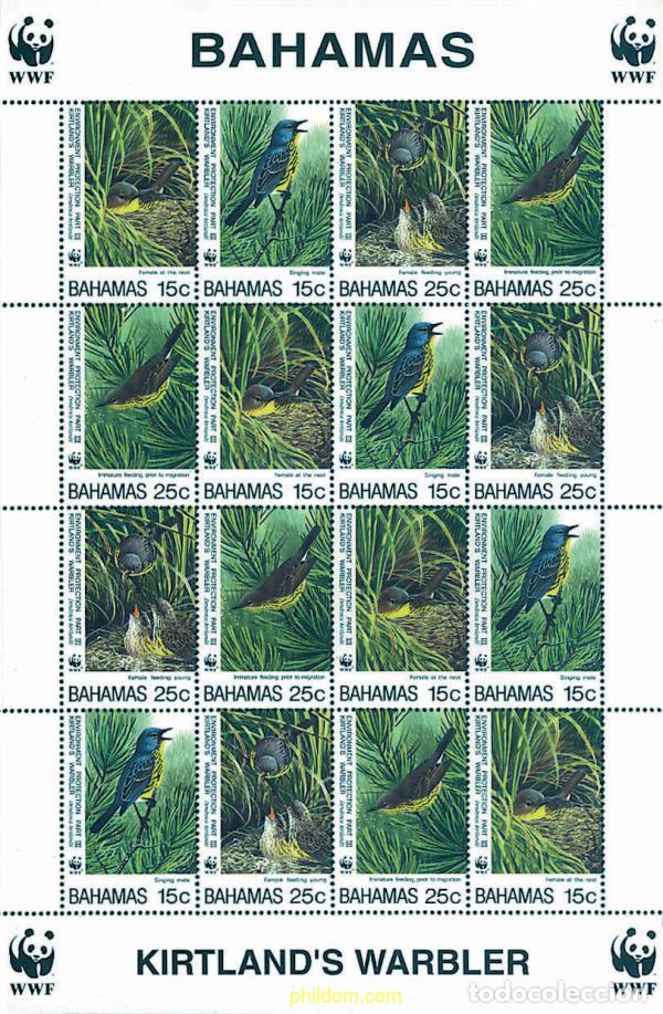 Sellos: 12723 MNH BAHAMAS 1995 DENDROICA DE KIRTLAND
