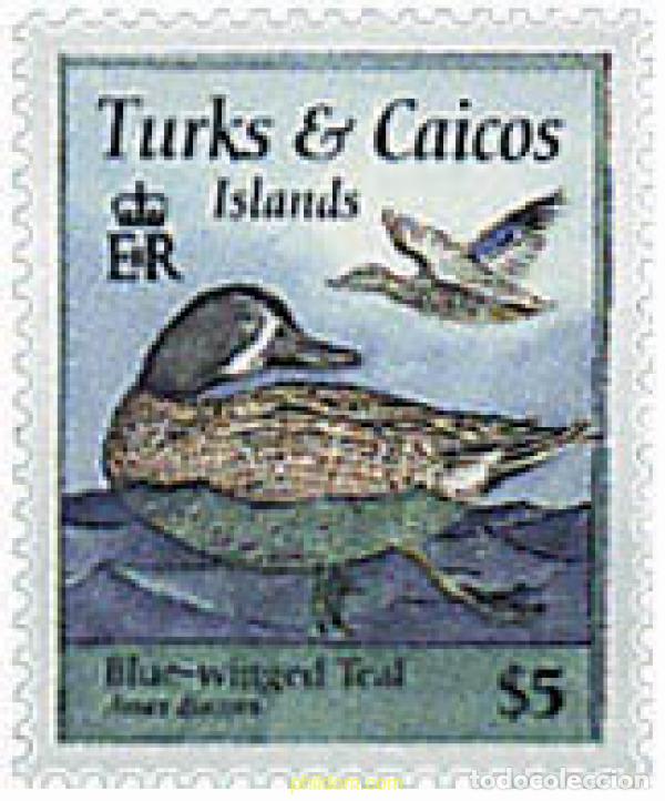 Sellos: 299345 MNH TURKS Y CAICOS 1995 AVES