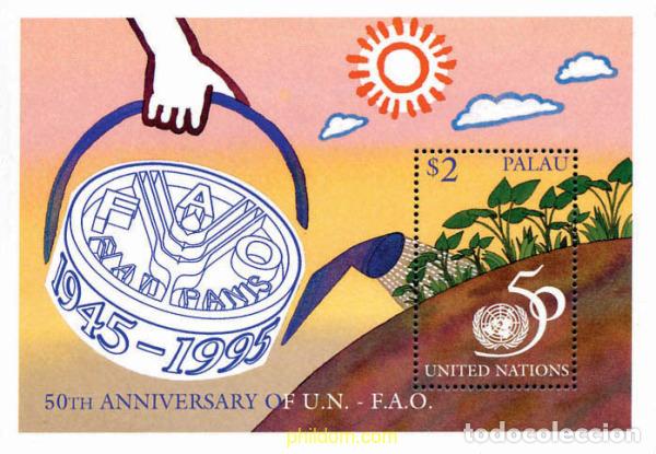 Sellos: 349933 MNH PALAU 1995 50 ANIVERSARIO DE LA ONU