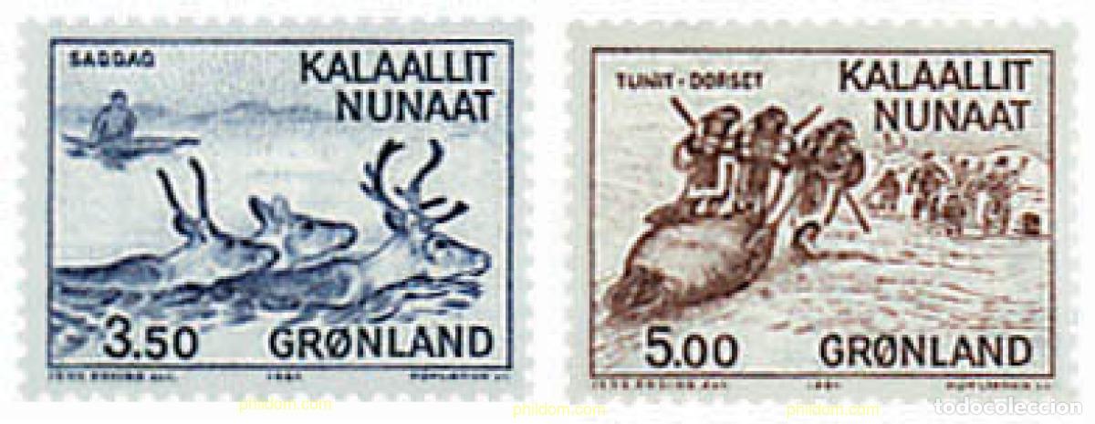 Sellos: 96888 MNH GROENLANDIA 1981 TRADICIONES ESQUIMALES
