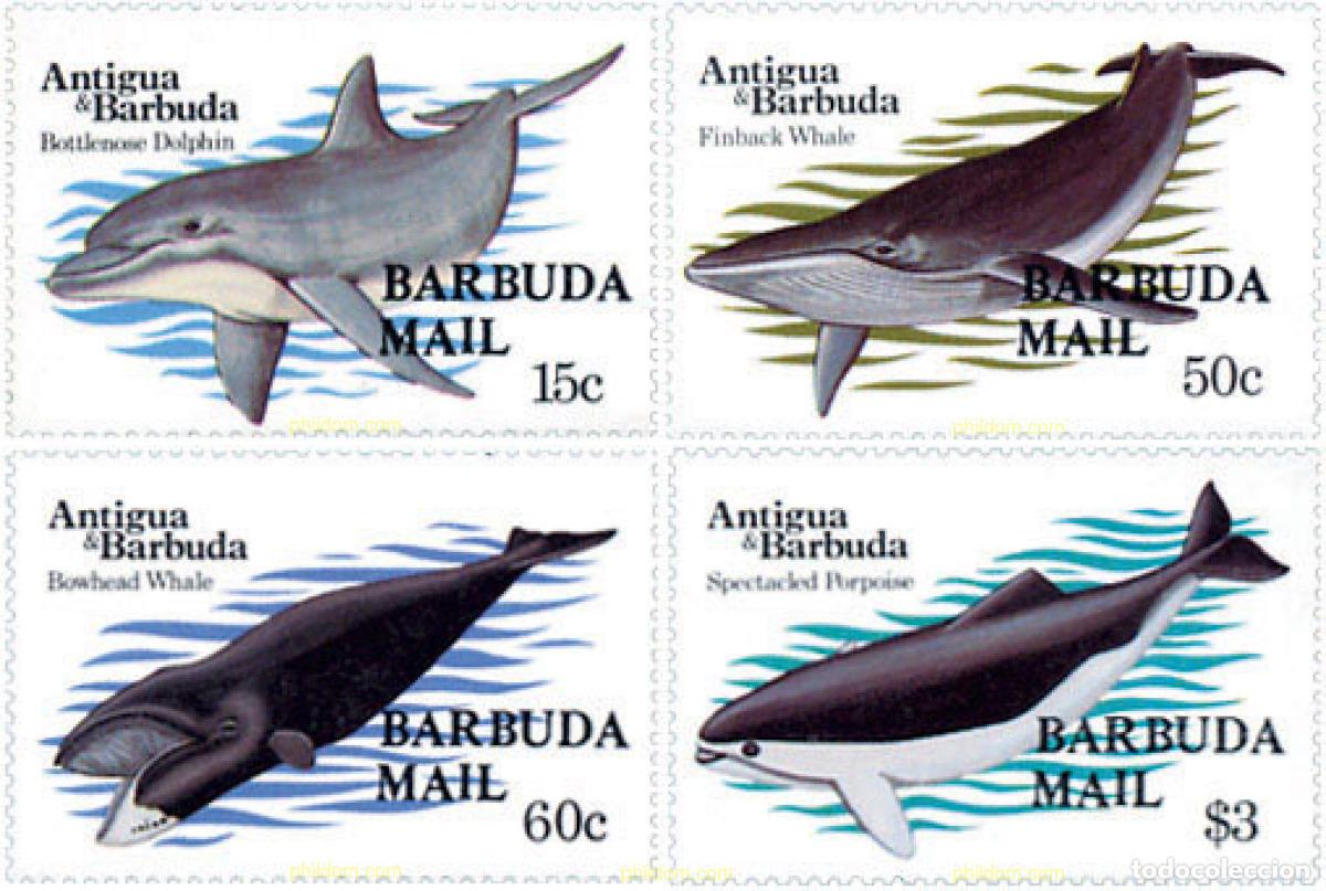Sellos: 29880 MNH BARBUDA 1983 MAMIFEROS MARINOS