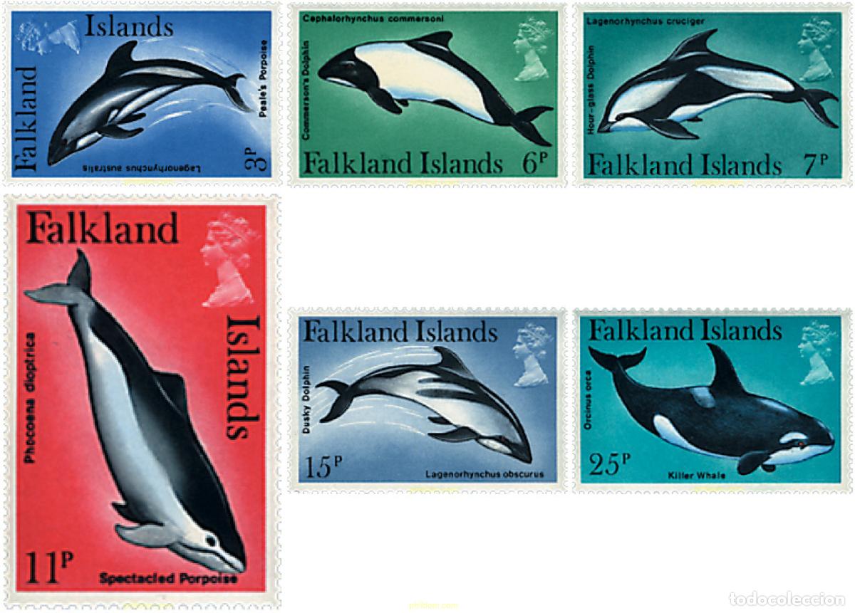 Sellos: 43213 MNH FALKLAND 1980 MAMIFEROS MARINOS