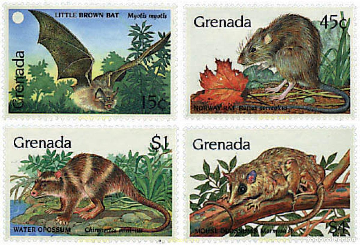Sellos: 319329 MNH GRANADA 1990 MAMIFEROS