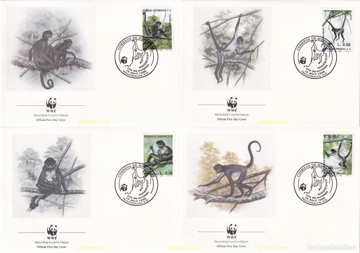 Sellos: 24747 MNH HONDURAS 1990 MONO ARA&Ntilde;A