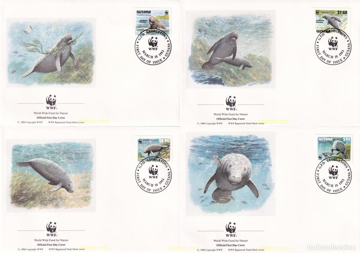 Sellos: 23160 MNH GUYANA 1993 MANATI