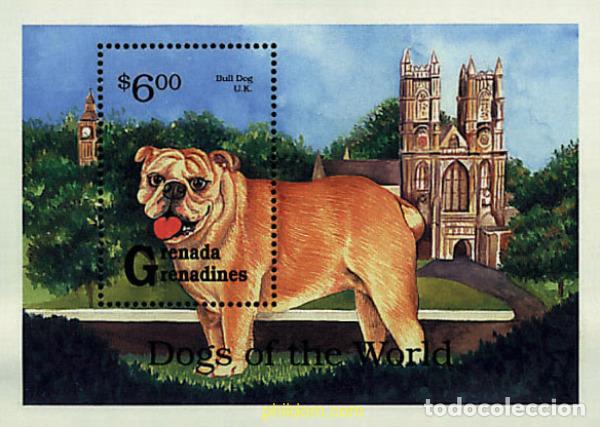 Sellos: 253381 MNH GRANADA GRANADINAS 1993 PERROS DE RAZA