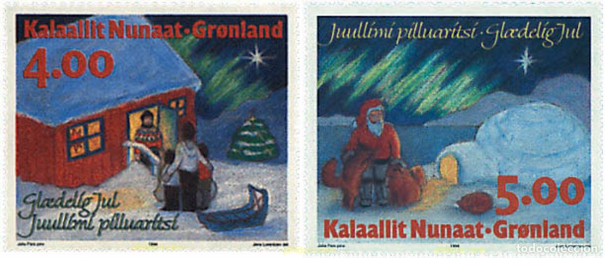 Sellos: 97033 MNH GROENLANDIA 1994 NAVIDAD