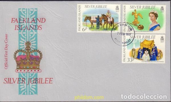 Briefmarken: 402370 MNH FALKLAND 1977 25 ANIVERSARIO DEL REINADO DE ISABEL II