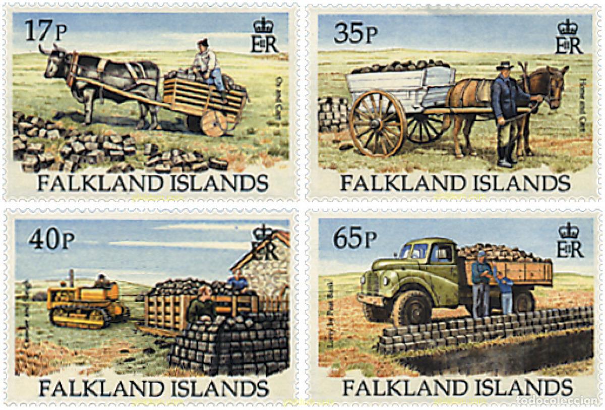 Selos: 43276 MNH FALKLAND 1995 TRANSPORTES