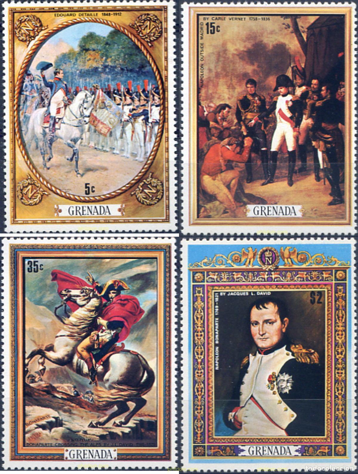 Sellos: 31847 MNH GRANADA 1971 PINTURA DE NAPOLEON