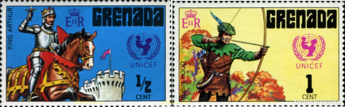 Sellos: 658158 MNH GRANADA 1972 25 ANIVERSARIO DE LA UNICEF
