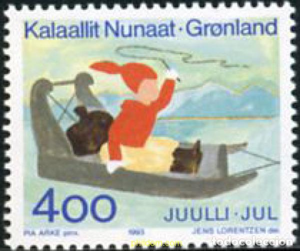 Sellos: 97022 MNH GROENLANDIA 1993 NAVIDAD