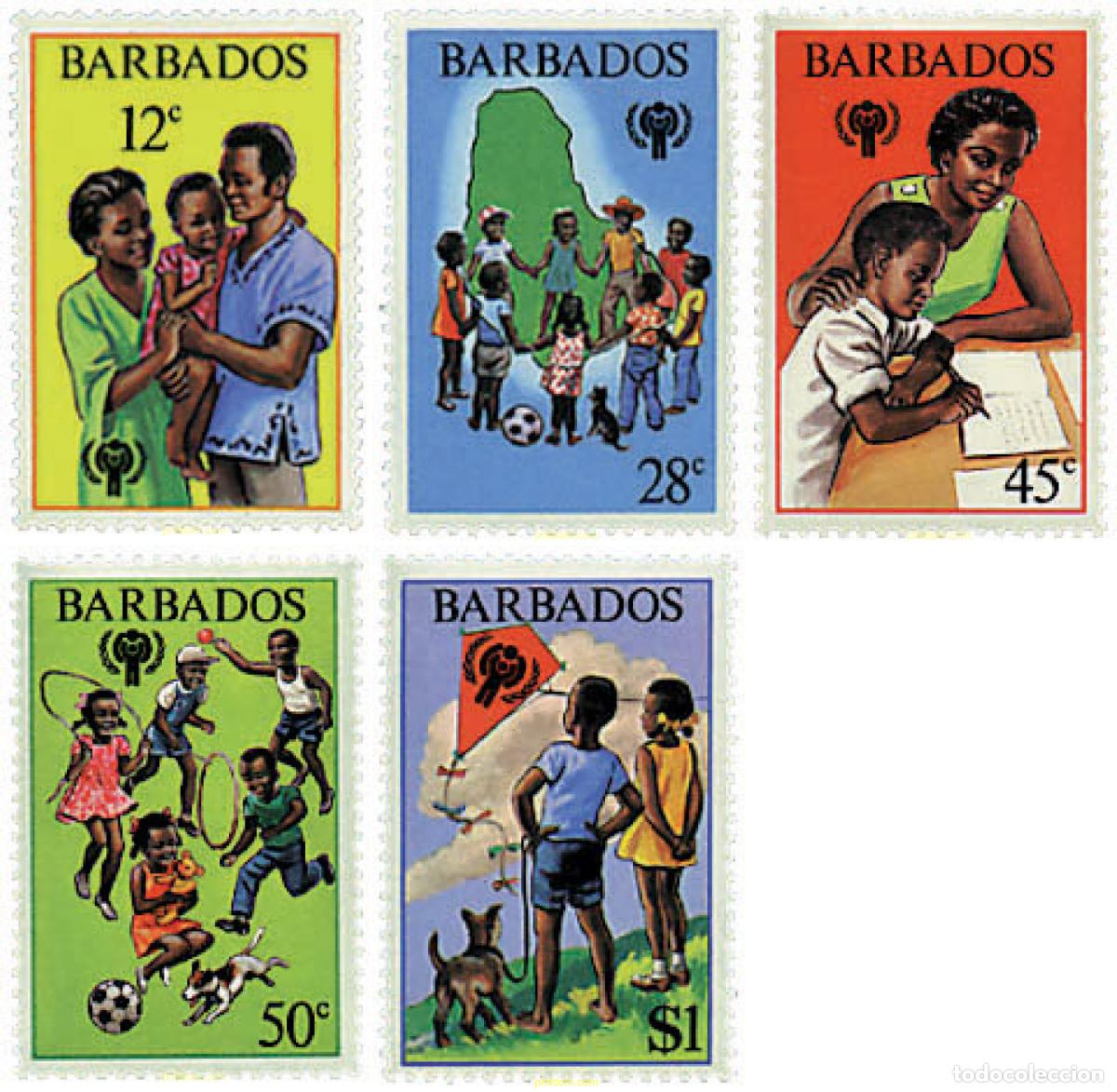 Sellos: 49253 MNH BARBADOS 1979 A&Ntilde;O INTERNACIONAL DEL NI&Ntilde;O