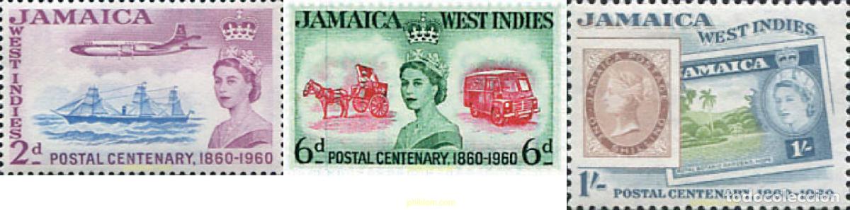 Sellos: 45961 MNH JAMAICA 1960 CENTENARIO DEL SELLO DE JAMAICA