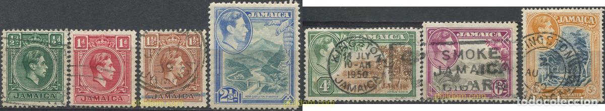 Sellos: 671094 USED JAMAICA 1938 JORGE VI