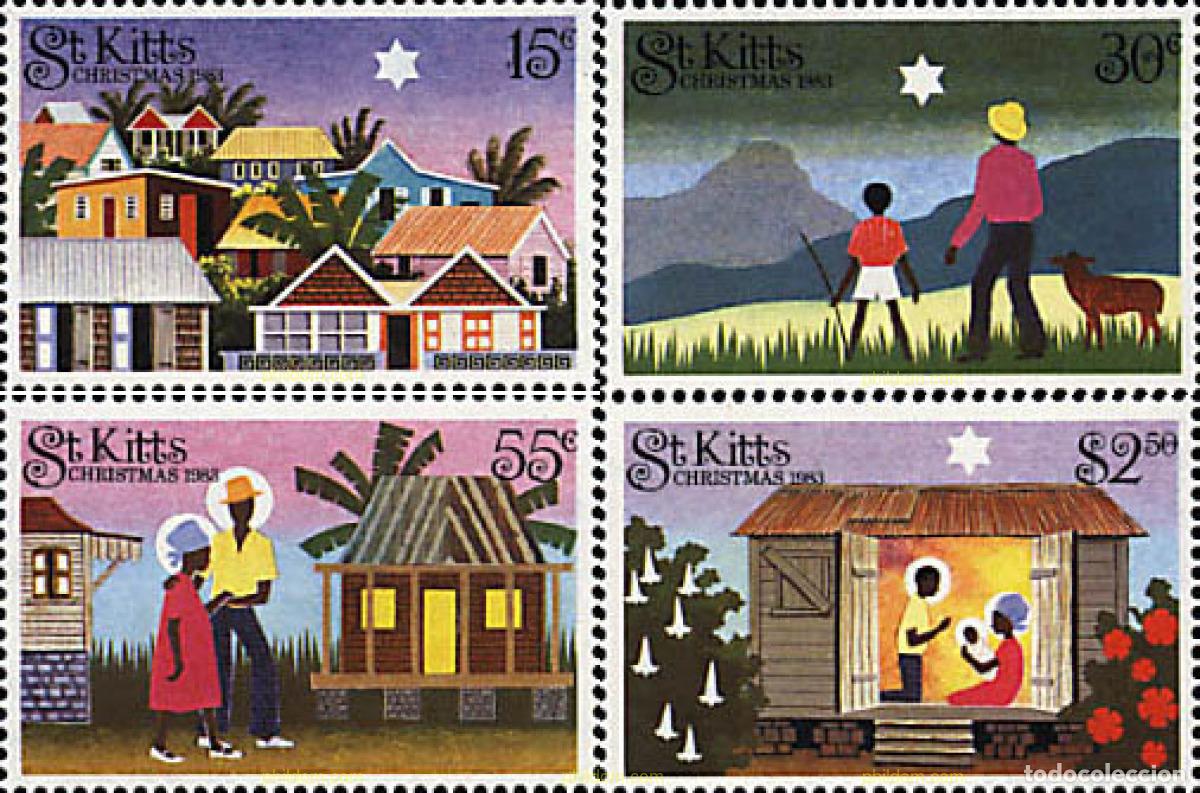 Sellos: 49766 MNH SAN KITTS 1983 NAVIDAD