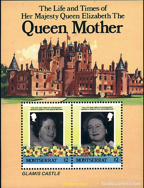 Sellos: 95216 MNH MONTSERRAT 1985 85 ANIVERSARIO DE LA REINA MADRE