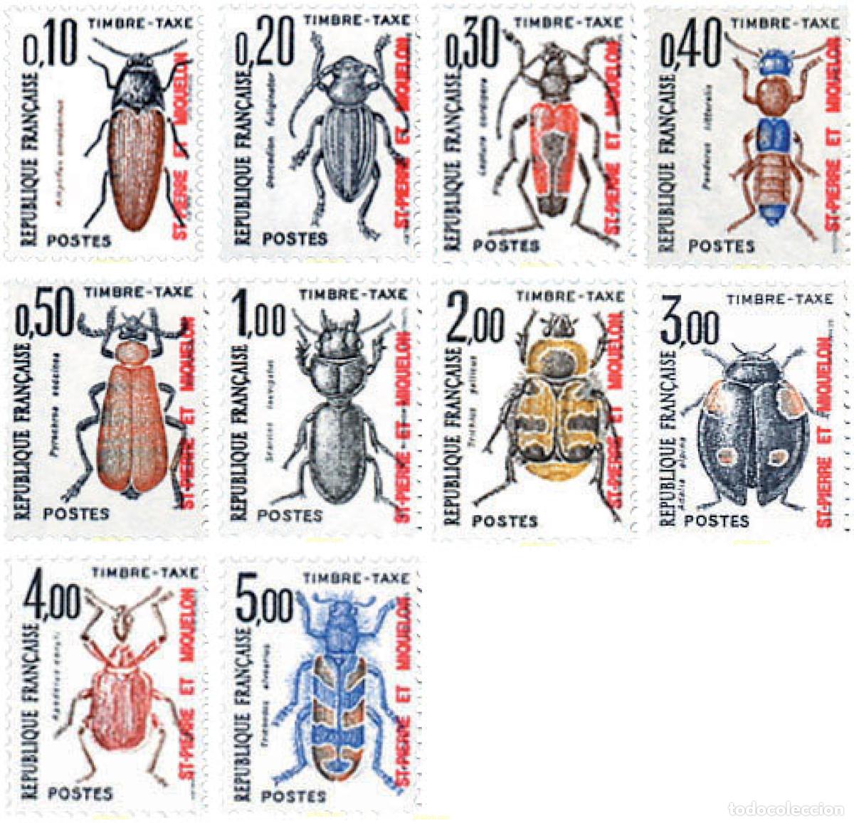 Sellos: 29355 MNH SAN PEDRO Y MIQUELON 1986 COLEOPTEROS