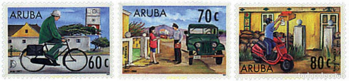 Sellos: 39897 MNH ARUBA 1997 AMERICA-UPAEP 1997 - EL CARTERO