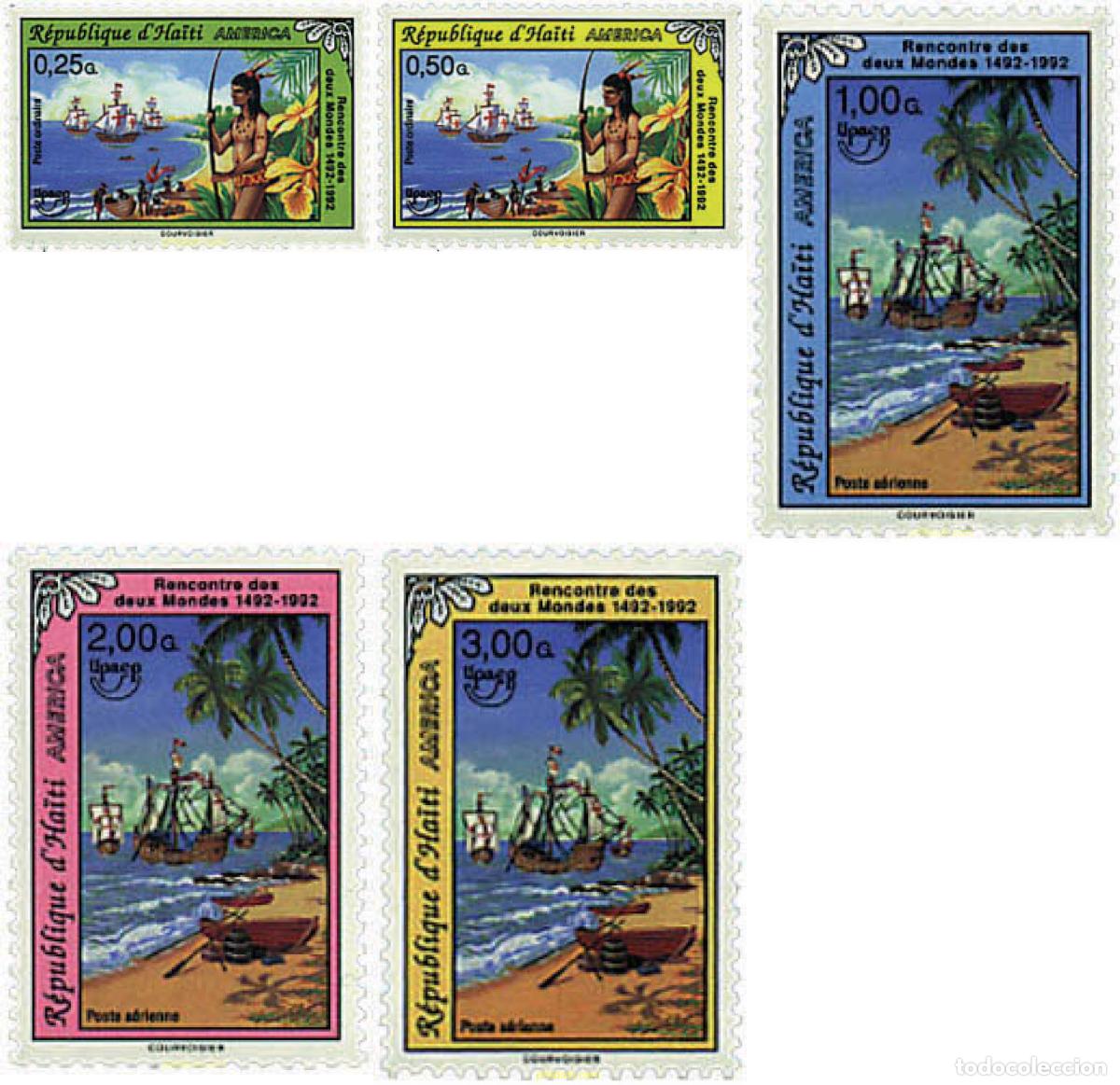 Sellos: 30915 MNH HAITI 1993 AMERICA-UPAEP 1992 - V CENTENARIO DEL DESCUBRIMIENTO