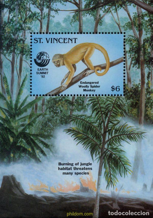 Sellos: 68491 MNH SAN VICENTE 1992 CUMBRE DE LA TIERRA 92 EN RIO DE JANEIRO