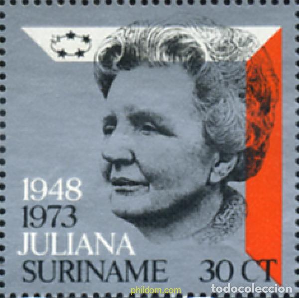 Sellos: 364848 MNH SURINAM 1973 REINA JULIANA
