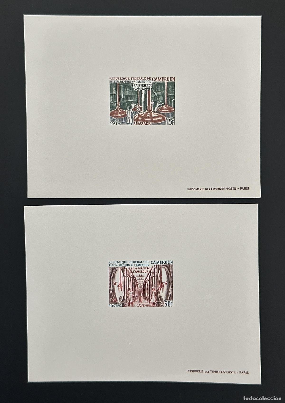 Sellos: Camer&uacute;n 1970 Mi. 615 - 616 evento de lujo Cervecer&iacute;as tanques cerveza bodega