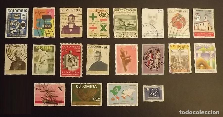 Sellos: 20 sellos de Colombia