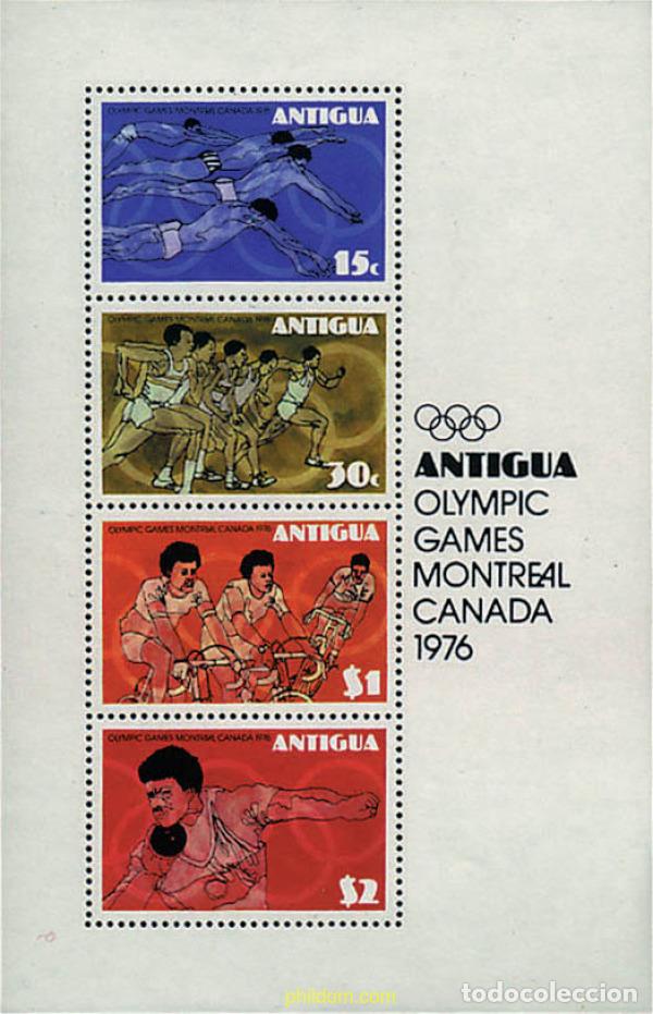 Sellos: 46675 MNH ANTIGUA 1976 21 JUEGOS OLIMPICOS VERANO MONTREAL 1976