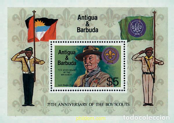 Sellos: 46718 MNH ANTIGUA Y BARBUDA 1982 75 ANIVERSARIO DEL ESCULTISMO