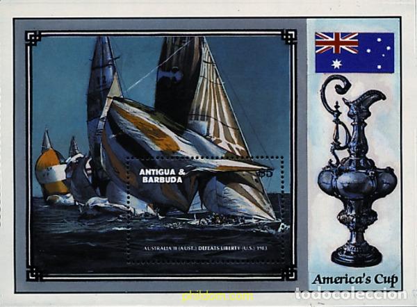 Sellos: 46796 MNH ANTIGUA Y BARBUDA 1987 COPA DE AMERICA
