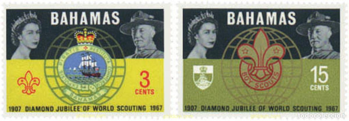 Sellos: 38677 MNH BAHAMAS 1967 60 ANIVERSARIO DEL ESCULTISMO INTERNACIONAL