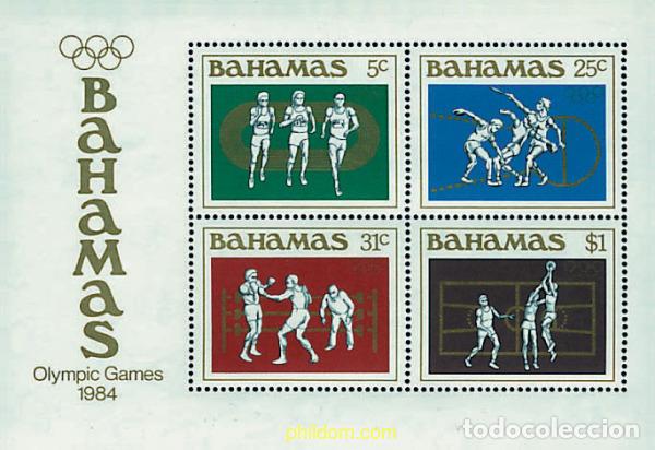 Sellos: 52539 MNH BAHAMAS 1984 23 JUEGOS OLIMPICOS VERANO LOS ANGELES 1984
