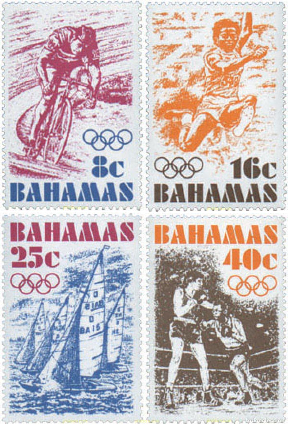 Sellos: 47440 MNH BAHAMAS 1976 21 JUEGOS OLIMPICOS VERANO MONTREAL 1976