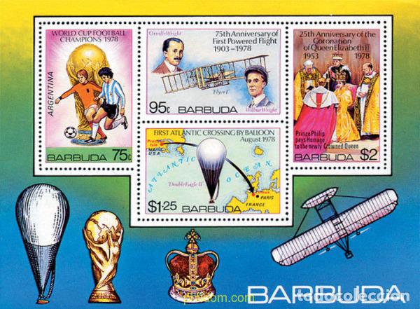 Sellos: 47092 MNH BARBUDA 1978 COPA DEL MUNDO DE FUTBOL. ALEMANIA-74
