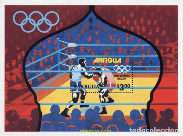 Sellos: 46696 MNH BARBUDA 1980 22 JUEGOS OLIMPICOS VERANO MOSCU 1980