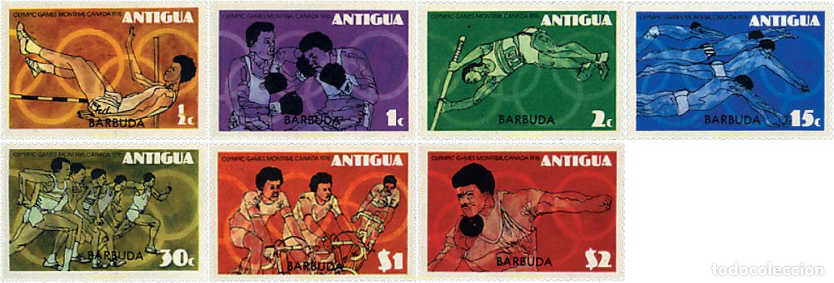 Sellos: 47075 MNH BARBUDA 1976 21 JUEGOS OLIMPICOS VERANO MONTREAL 1976