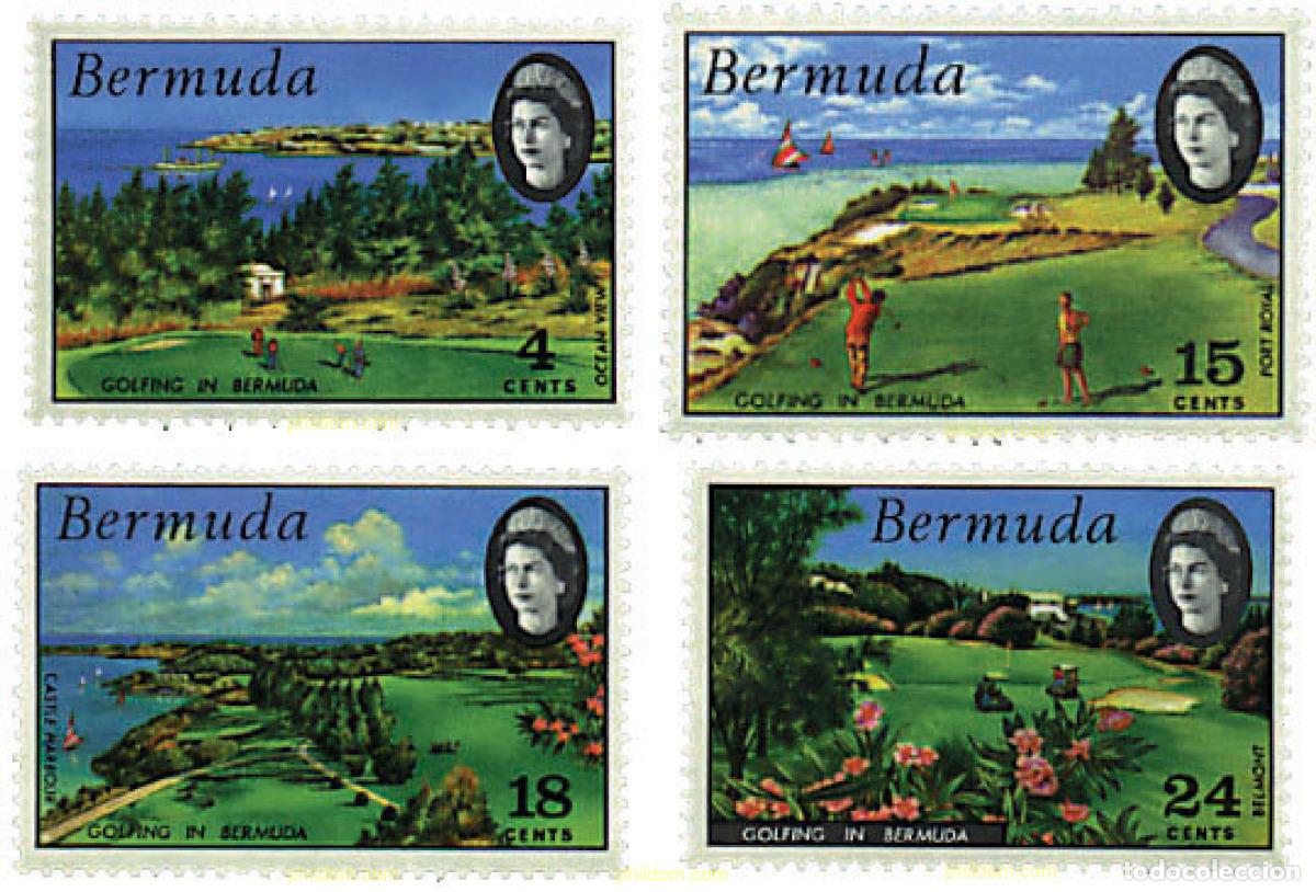 Sellos: 81317 MNH BERMUDAS 1971 CAMPOS DE GOLF DE LAS BERMUDAS - Foto 1