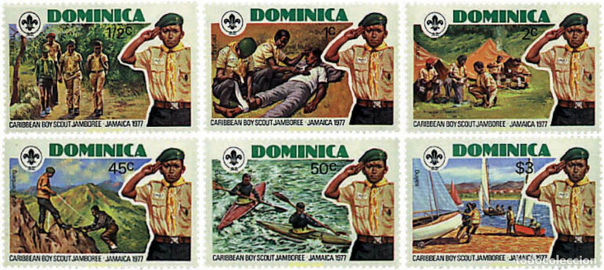 Sellos: 38786 MNH DOMINICA 1977 JAMBOREE DEL CARIBE EN JAMAICA