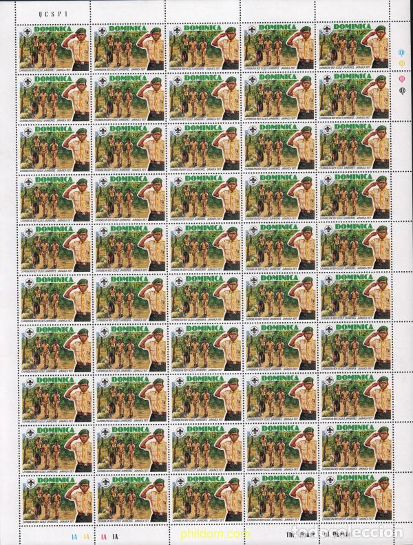 Sellos: 617610 MNH DOMINICA 1977 JAMBOREE DEL CARIBE EN JAMAICA