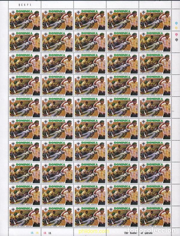Sellos: 639977 MNH DOMINICA 1977 JAMBOREE DEL CARIBE EN JAMAICA
