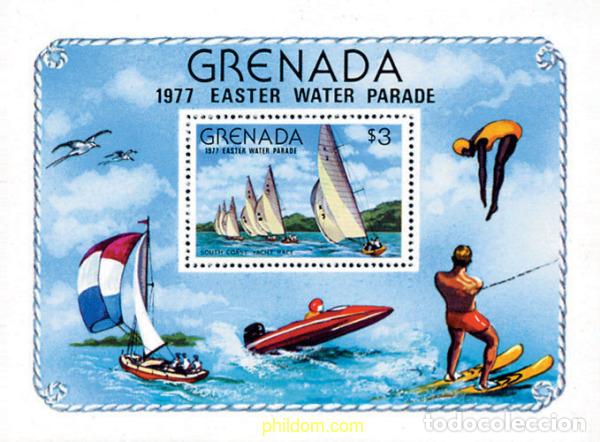Sellos: 89875 MNH GRANADA 1977 DEPORTES NAUTICOS